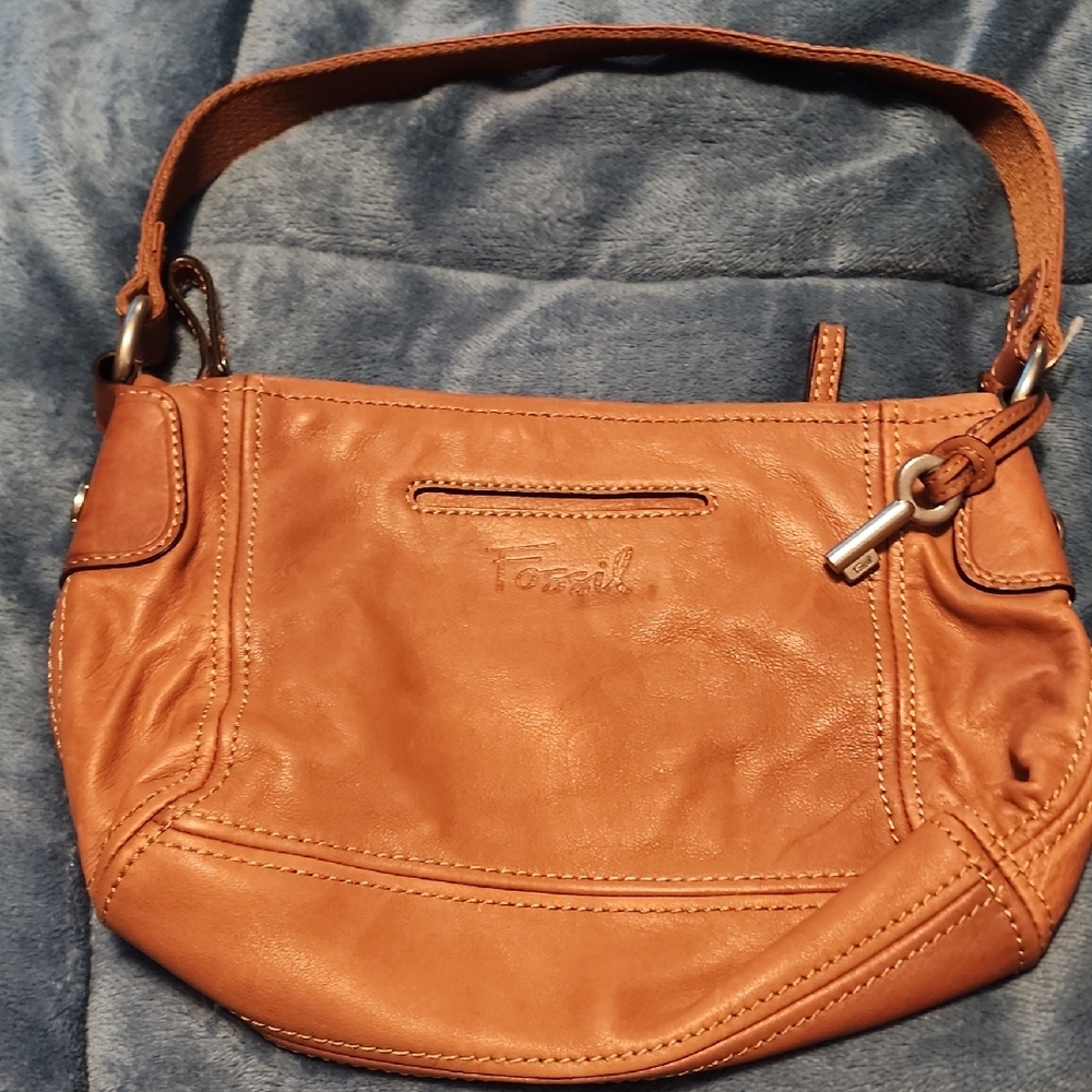 Fossil Tan Leather Women's Bag